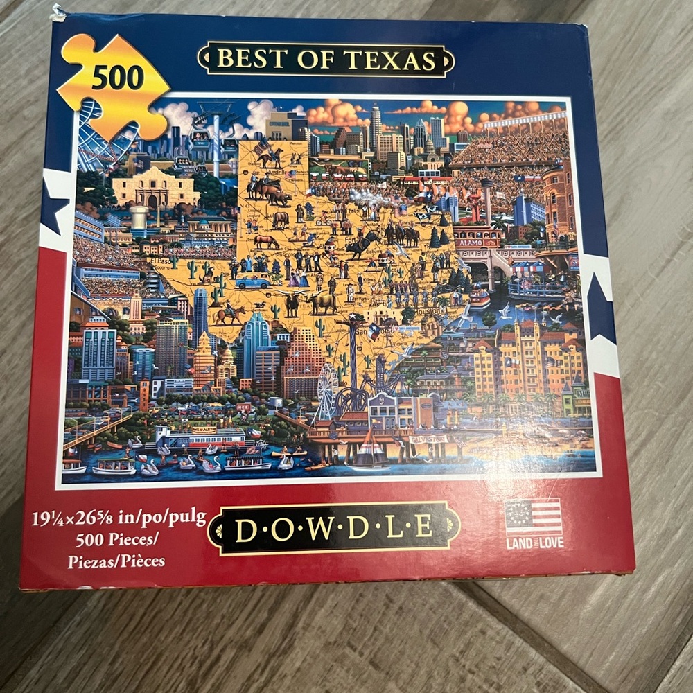 Dowdle Best of Texas 500 Piece Puzzle